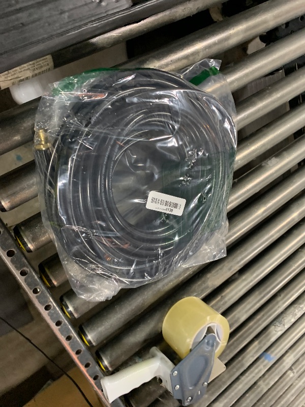 Photo 1 of 100FT 5800 PSI Pressure Washer Hose Jetter Nozzles Kit 1/8”NPT Sewer Drain Rotating Quick Connect Nozzle Button Nose With M22-14/15mm Double Rod Thread Brass Replacement