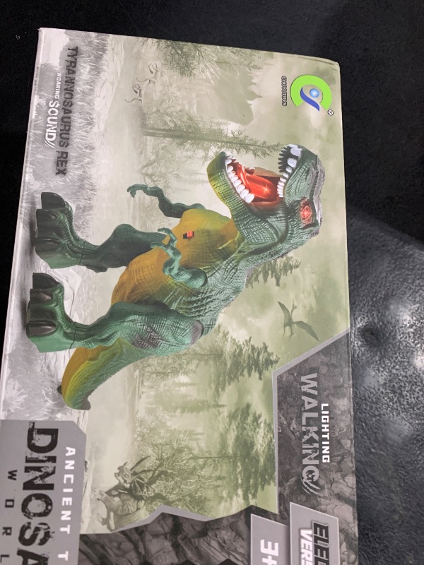 Photo 1 of 2 Pack Dinosaur Toys, Electric Walking Dinosaurs Toys for Kids 3-5 5-7 with LED Lights & Sounds & Roaring, Robot Dinosaur Figures for Boys Girls Party Favors & Birthday Gifts