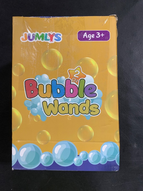 Photo 1 of Jumlys 36 Pack Big Bubble Wands Bulk in 6 Colors, Bulk Party Favors for Kids, Ideal for Easter, Summer, Halloween, Valentine, School Classroom Prizes for Boys & Girls, Ideal Goodies Bags Stuffers