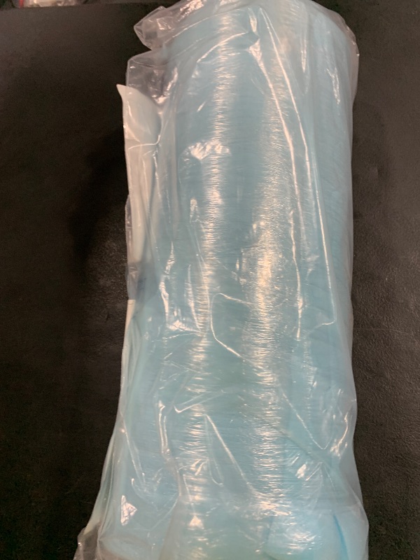 Photo 1 of DMI 2-Inch Foam Mattress Topper, Egg Crate Foam Pad for Support, Air Circulation, Pressure Relief & Weight Distribution, Twin Size 33 x 72, Blue