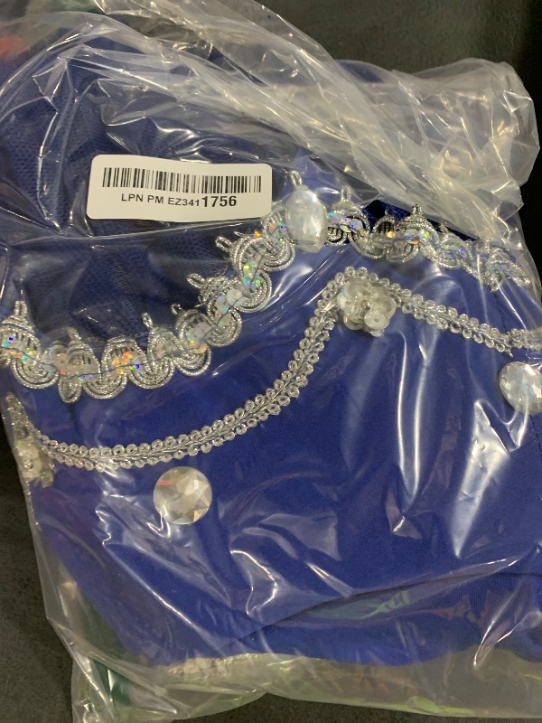 Photo 1 of ORIDOOR Girl's Skirted Leotards Ballet Dance Outfit Sparkle Tutu Princess Dress Ballerina Costumes with Arm Band (Tag-110, Age-4-5,A2-Royal Blue) …