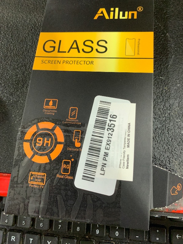 Photo 1 of Ailun Screen Protector for iPhone 12 pro Max 2020 6.7 Inch 3 Pack Case Friendly Tempered Glass