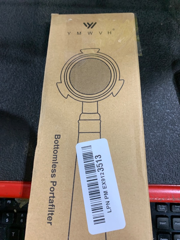 Photo 1 of 51mm Bottomless Portafilter 2 Ears for Delonghi Stilosa ECP3420/EC155/BCO430/EC260,Stainless Steel Filter Basket and Walnut Handle