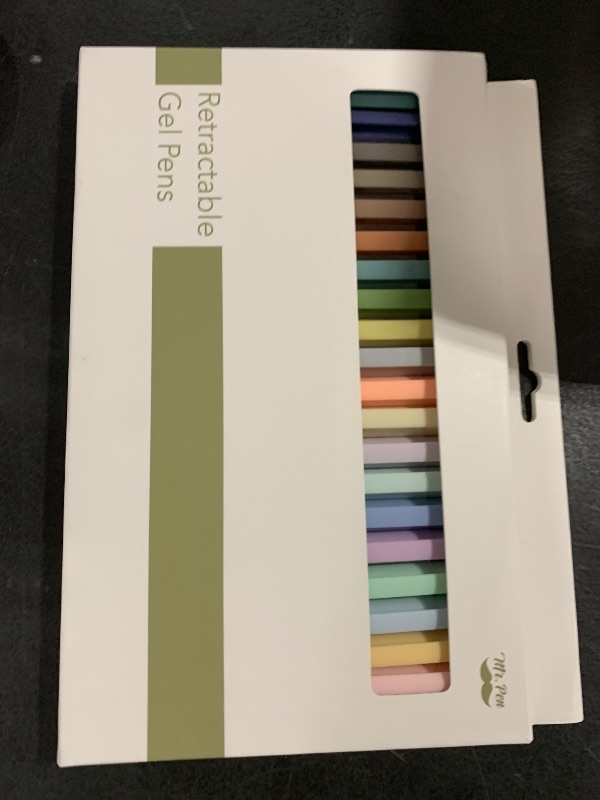 Photo 1 of Mr. Pen- Retractable Gel Pens for Journaling, 22 Pack, Pastel, Morandi and Vintage Color Inks, Fast Dry, Colorful & Soft grip Barrels, Smooth Writing, 0.7mm Fine Point Aesthetic Pens