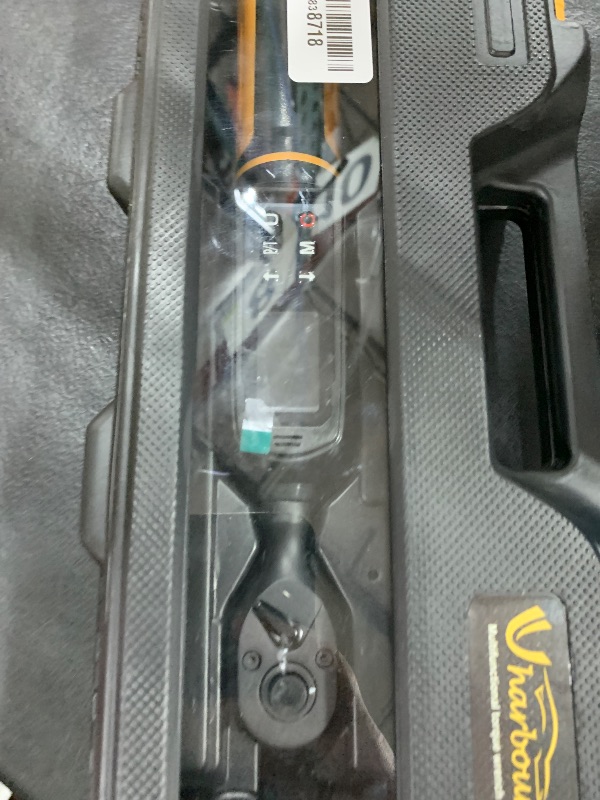 Photo 1 of Uharbour Digital Torque Wrench 3/8 Drive, 0.66-44.29Ft.lbs/0.9-60Nm Range, Electric Torque Wrench with Dual Direction Ratchet, ±1% Accuracy with Vibration, Buzzer and LED Alert
