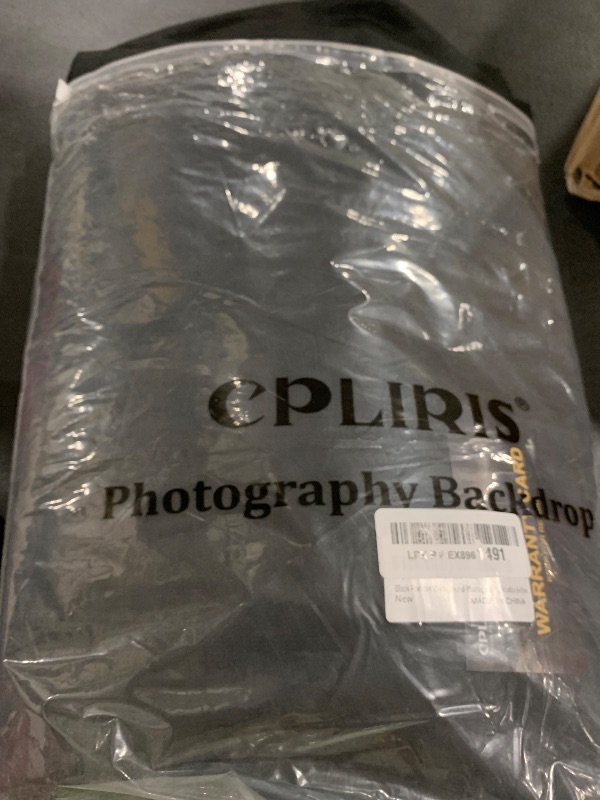 Photo 1 of CPLIRIS 10x20ft Black Backdrop for Photography, Dual-Size Dual-Pocket Design Photo Booth Background for Portrait Photoshoot, Party and Video with Both Options of 10 feet and 20 feet in Width