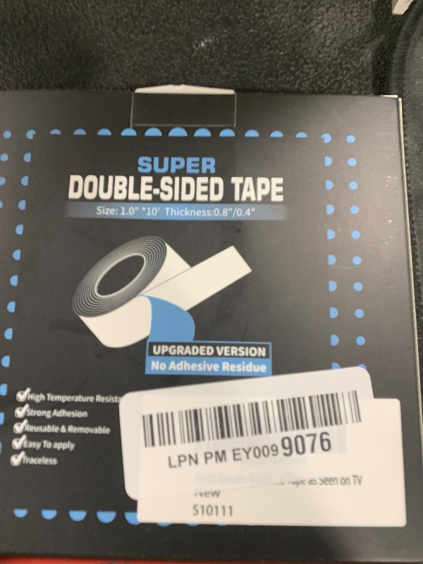 Photo 1 of Art3d Double-Sided Mounting Tape (10FT), Multipurpose Removable Adhesive Foam Tape, Transparent, Household