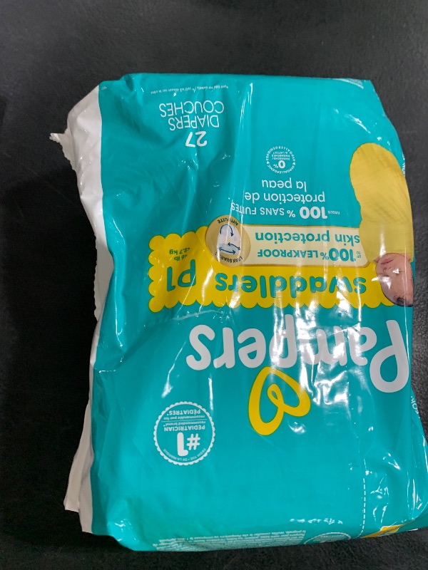 Photo 1 of Pampers Baby Diapers - Swaddlers - Size P1, 27 Count, Ultra Absorbent Disposable Preemie Diaper