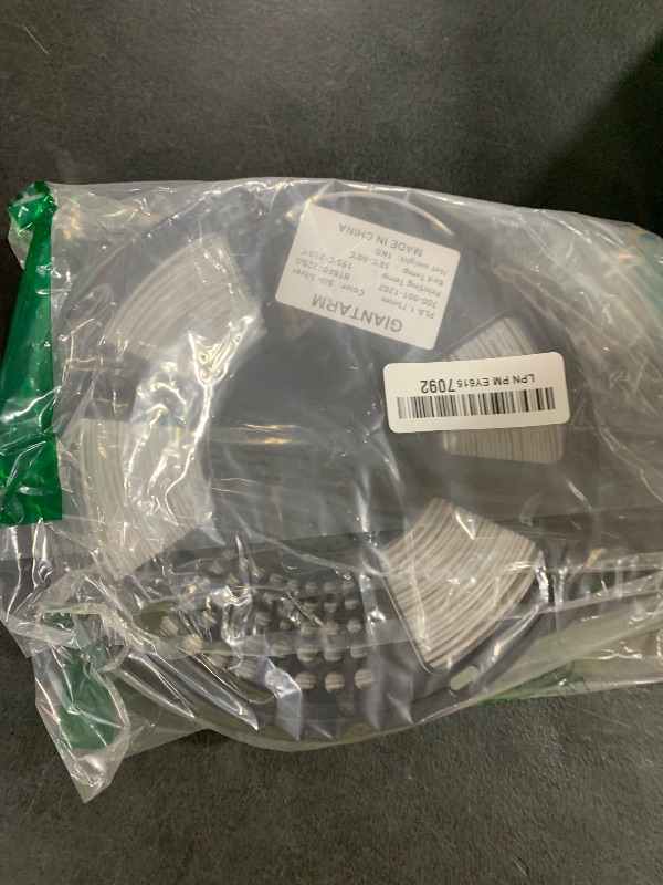 Photo 1 of GIANTARM Silk Metallic Silver PLA 3D Printer Filament 1kg Spool, 1.75mm Dimensional Accuracy +/-0.03mm, 1080 Feet per Roll, Vacuum Packaging