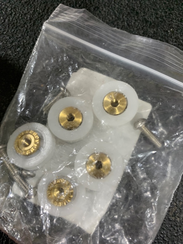 Photo 1 of Replacement Shower Door Rollers/Runners/Wheels Grooved 19mm Diameter (19mm-8cs)