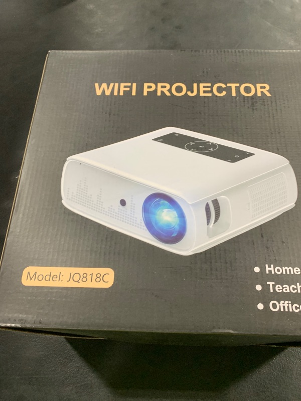 Photo 1 of GROVIEW Projector, Projector with WiFi and Bluetooth, 15000lux FHD Outdoor Projector, Portable Movie Projector for 300'' Home Theater, 4K Support, Video Projector for iOS/ Android, TV Stick, PS5