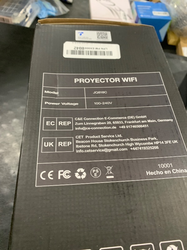 Photo 1 of GROVIEW Projector, Projector with WiFi and Bluetooth, 15000lux FHD Outdoor Projector, Portable Movie Projector for 300'' Home Theater, 4K Support, Video Projector for iOS/ Android, TV Stick, PS5