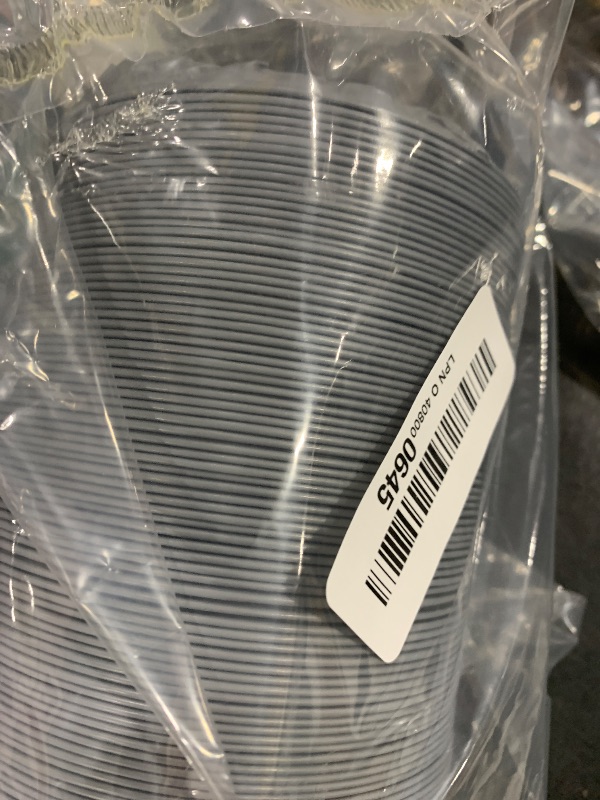 Photo 1 of TEAIERXY 4 Inch 8FT Dryer Vent Hose,Flexible Insulated Air Ducting,Vent Hose PVC Aluminum Foil with 2 Clamps for HVAC Ventilation(Grey)