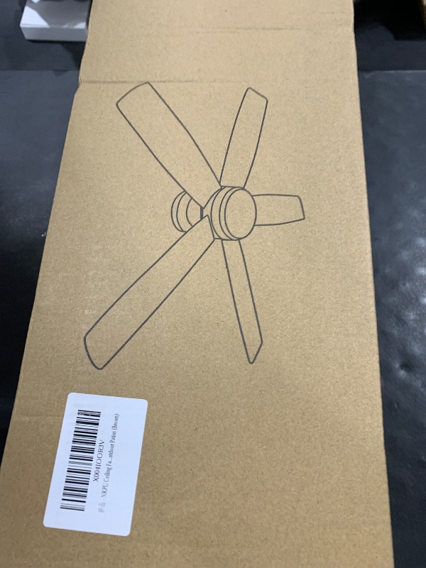 Photo 1 of NKPU Ceiling Fans with Lights, 48Inch Low Profile Ceiling Fan with Light and Remote/App Control, Flush Mount, Reversible, 3CCT, Dimmable, Noiseless, Indoor/Outdoor Patios (Brown)