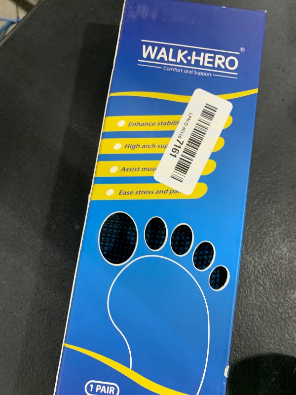Photo 1 of Inserts Relieve Plantar Fasciitis - Flat Feet Insoles Arch Supports, Orthotic Insoles for Foot Pain Arch Pain Reduce Muscle Fatigue Absorb Shock (Mens 6-6 1/2 | Womens 8-8 1/2)