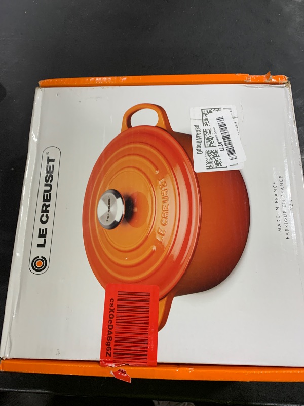 Photo 1 of Le Creuset Enameled Cast Iron Signature Sauteuse Oven, 3.5 qt., Caribbean