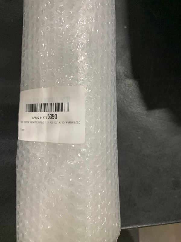 Photo 1 of 12 inch x 15 ft Bubble Cushioning Wrap for Moving Boxes Shipping Packing Supplies 1 Roll 12" X 15' feet Perforated