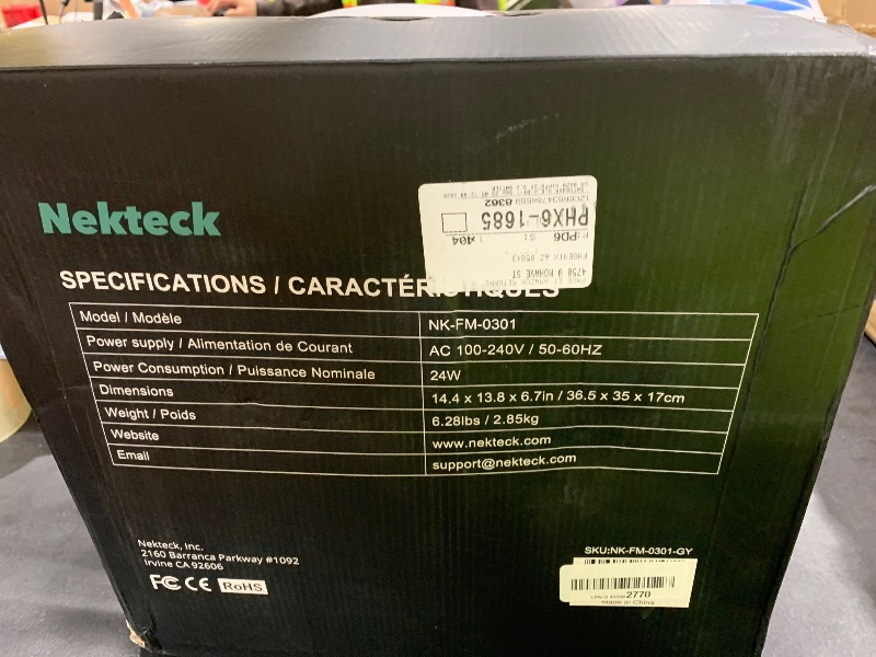 Photo 1 of Nekteck Shiatsu Foot Massager with Heat, FSA Eligible Deep Kneading Therapy Air Compression, HSA Feet Massage Improve Blood Circulation Foot Wellness Soothing Pain Relief, Relax for Home Office Use