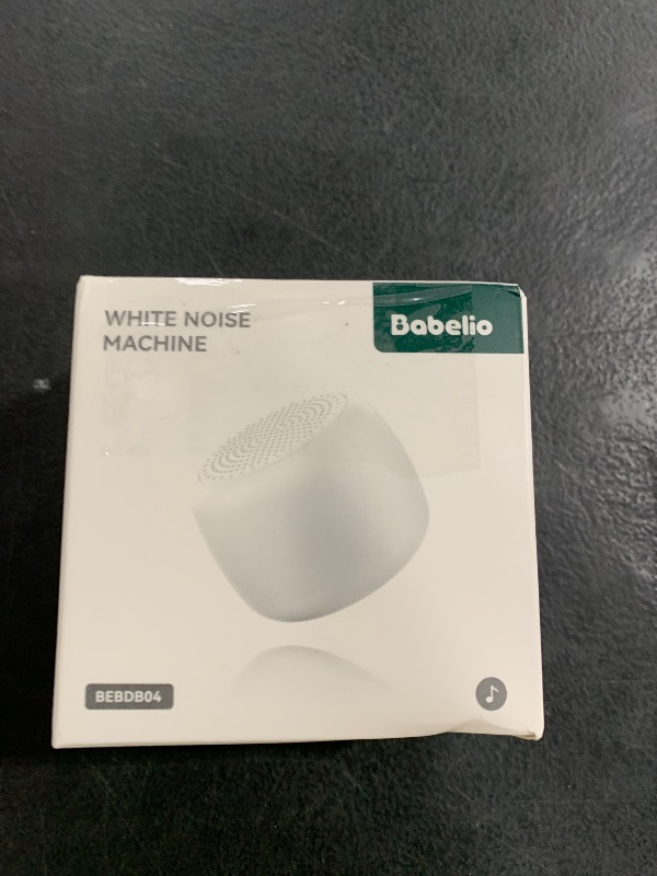 Photo 1 of Babelio White Noise Sound Machine for Adults Kids Baby, Mini, 15 Non-looping Sounds, Timer, Memory Function, Easy to Pocket and Travel Wood Grain
