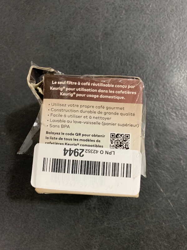 Photo 1 of Keurig My K-Cup Reusable Filter MultiStream Technology - Gray (Packaging May Vary)