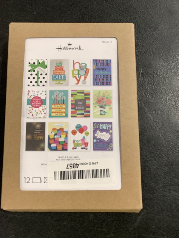 Photo 1 of Hallmark Assorted Birthday Greeting Cards (12 Cards and Envelopes)