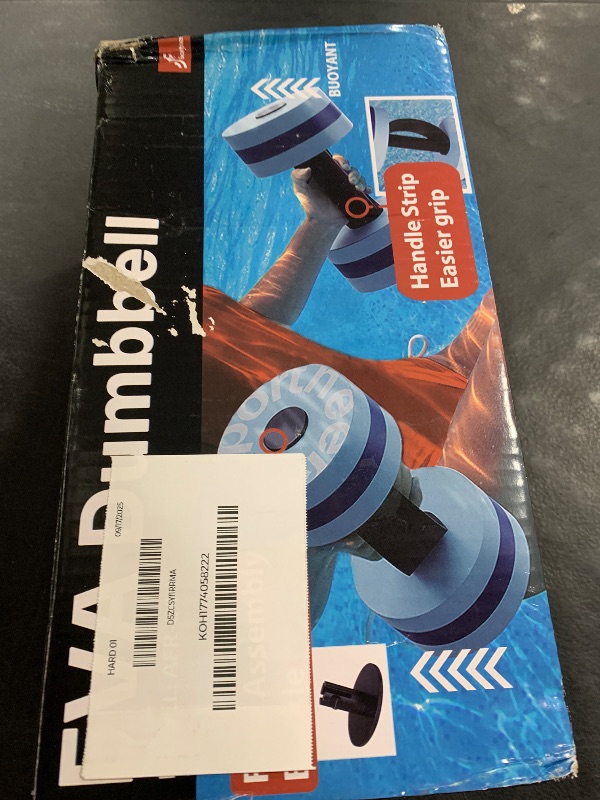 Photo 1 of Sportneer Aquatic Exercise Dumbbells Water Weights: Water Dumbbell Aerobics Workouts 1 Pair EVA Foam Pool Weights Dumbbells Set Aqua Fitness Barbells Equipment for Water Aerobics Weight Loss