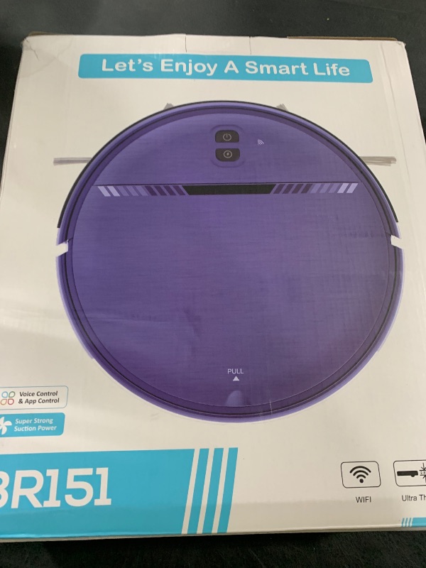 Photo 1 of XIEBro Life Robot Vacuum and Mop Combo, Robotic Vacuum Cleaner 2 in 1 with WiFi/App/Voice, Schedule, Water Tank and Dustbin, Self-Charging, Slim, Ideal for Hard Floor, Pet Hair, Carpet