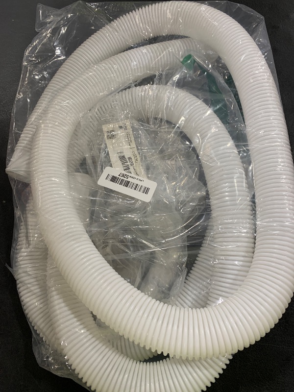 Photo 1 of 3 Meter Plastic Telescopic Water Hose for Washing Machine, AC Drain, Kitchen Basin - 19mm