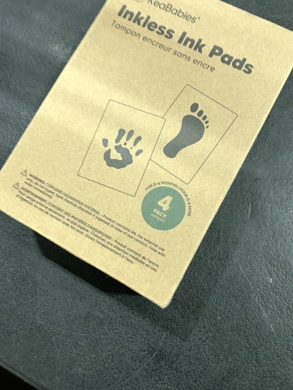 Photo 1 of 4-Pack Inkless Baby Hand and Footprint Kit - Mess Free Ink Pad for Newborn Keepsake, Dog Nose & Paw Print Kit, Clean Touch Ink Pad for Baby Hand & Footprints, Ideal New Mom Gifts (Autumn)