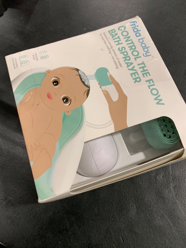Photo 1 of Frida Baby Control The Flow Bathtub Sprayer Attachment for Baby Bathtub, Shower Head with Scalp Massager, Control Waterflow with 2 Pressure Modes