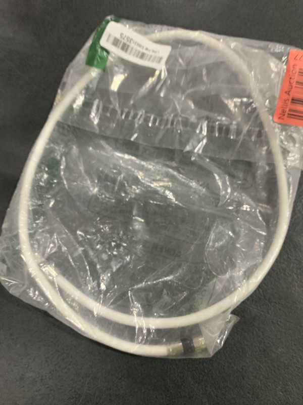 Photo 1 of G-PLUG 3FT RG6 Coaxial Cable Connectors Set- High-Speed Internet, Broadband and Digital TV Aerial, Satellite Sky Cable Extension - Weather-Sealed Double Rubber O-Ring and Compression Connectors White