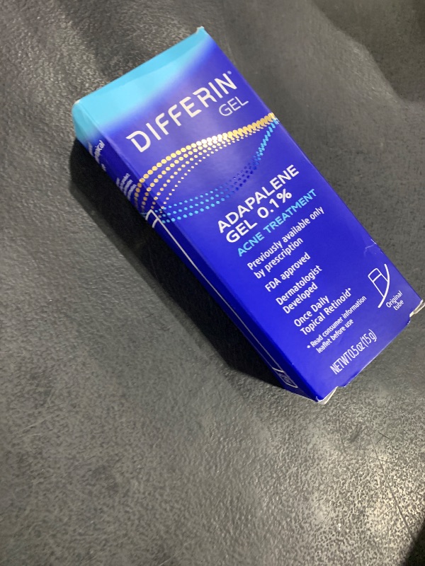 Photo 1 of Differin Acne Treatment Gel, 30 Day Supply, Retinoid Treatment for Face with 0.1% Adapalene, Gentle Skin Care for Acne Prone Sensitive Skin, 15g Tube (Packaging May Vary)