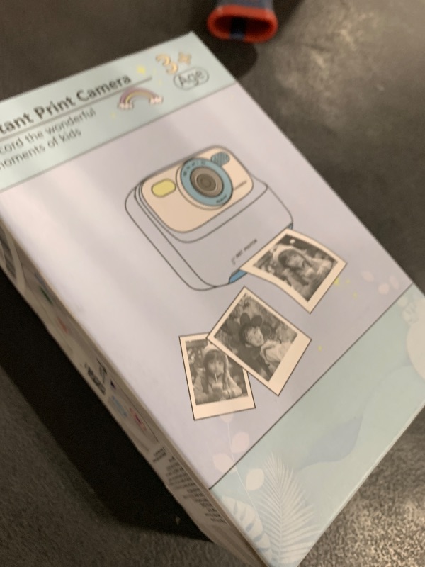 Photo 1 of Kids Instant Digital Cameras for Boys and Girls, 1080P HD Dual-Lens Selfie Digital Camera with Print Paper & 32G Card, Christmas Birthday Gifts Toys for Toddler and Teenagers Age 3-16 Years Old