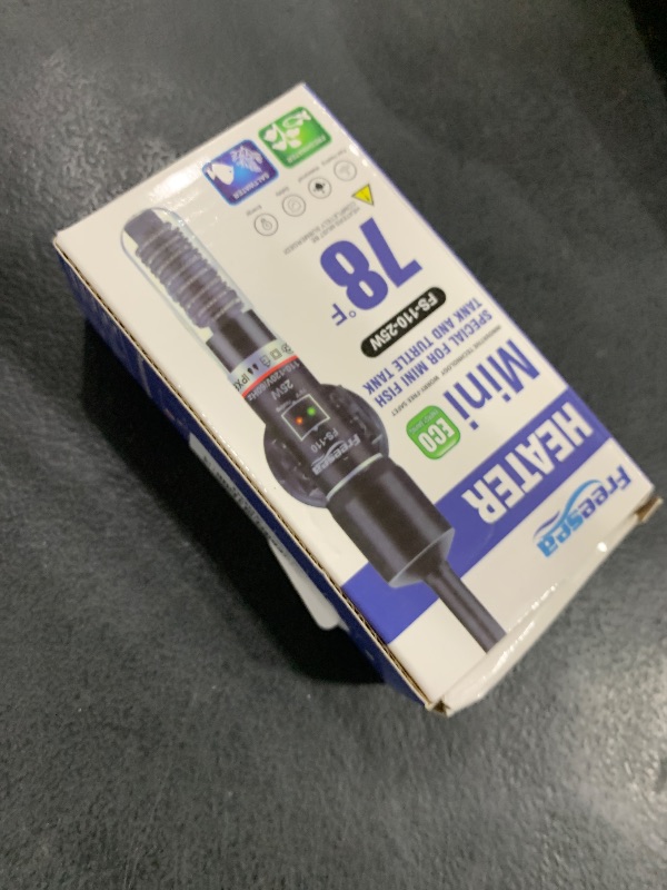 Photo 1 of FREESEA Aquarium Fish Tank Heater: 25W/50W/100W/300W Small Submersible Aquarium Heater with Preset Temperature for 1-5 Gallon Betta Turtle Freshwater Saltwater Tank