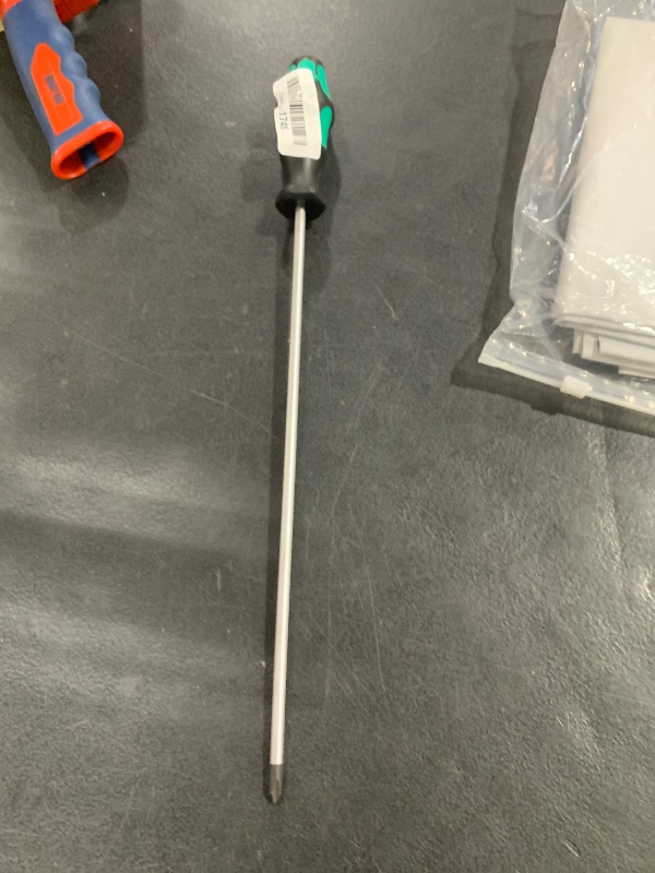 Photo 1 of Wera 05008730001 Kraftform Plus 350 PH Phillips Screwdriver, Without Lasertip, PH 2 Head, 12" Blade Length