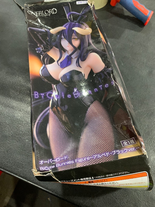 Photo 1 of Furyu Albedo Black Colour Version Bicute Bunnies Figure 30cm Overlord