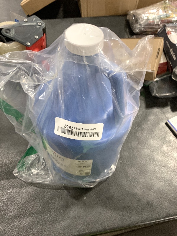 Photo 1 of milo Fluorescent Blue Neon Tempera Paint | 128 oz Bottle, 1 Gallon | Glows UV in Black Light | Non-Toxic Made in USA | Washable Bulk Art Paint for Party, Student, Classroom, Artist