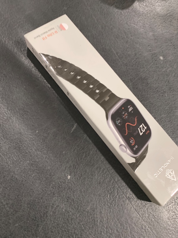 Photo 1 of Bandletic Magnetic Silicone Watchband Compatible with Apple Watch Bands for Women 40mm 41mm 42mm(Series 11 10) 38mm, Sport Magnet Strap Replacement for iWatch Series 9 8 7 6 5 4 SE 3 2 1, White/Pink