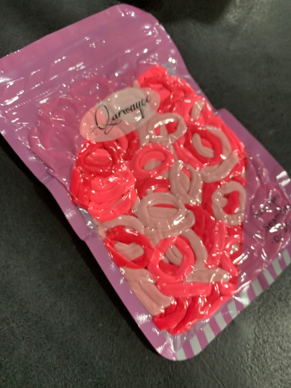 Photo 1 of Pink Kids Hair Ties for Girls, Seamless Toddler Baby Hair Ties Bands No Damage, Cotton Girls Ponytail Holders for Baby, 0.97 Inch in Diameter by Qarwayoc