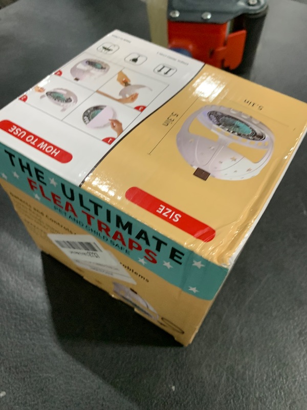 Photo 1 of Flea Traps for Inside Your Home, 2025 Flea Treatment for Home, Electric Bugs Killer for House Indoor, 2 Packs Fleas Light Traps w/ E12 Bulbs & 10 Sticky Discs