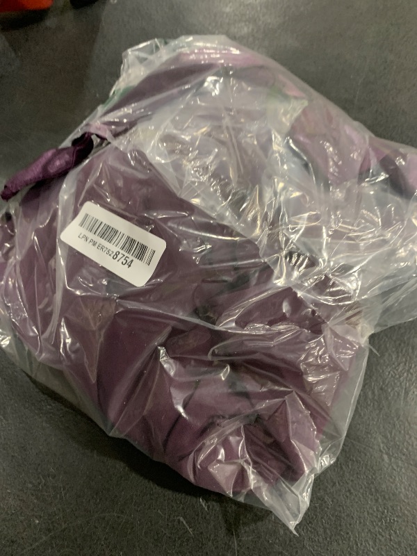 Photo 1 of BeryLove Formal Dresses for Women Homecoming Wedding Guest Cocktail Vacation Prom Dress for Teens Sleeveless Lace Chiffon Floral Bridesmaid High Low Elegant Midi Gowns 35 Grape XS