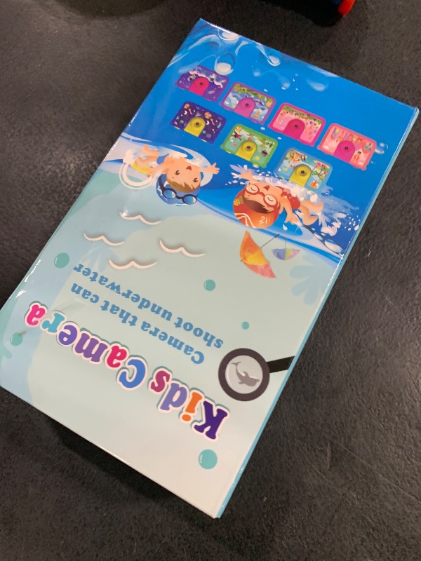 Photo 1 of GKTZ Kids Camera - Waterproof Underwater Camera for Kids, Christmas Birthday Gifts for Girls Age 3-12, 1080P HD Children Digital Action Camera, Pool Toys for Kids Age 4-12