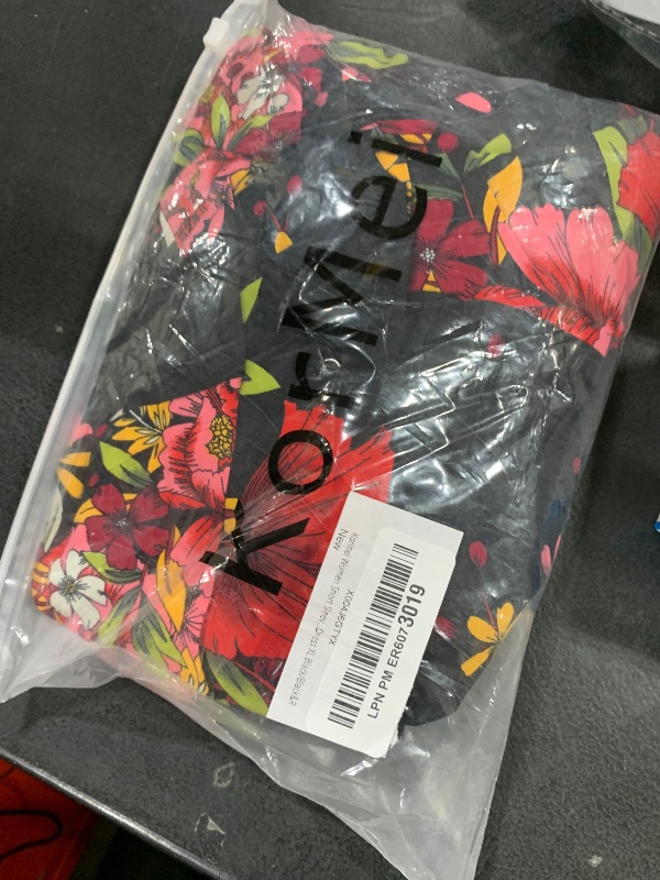 Photo 1 of Kormei Womens Short Sleeve Floral Maxi Dress High Low V-Neck Flowy Party Long Dresses XL Black/Black&Red