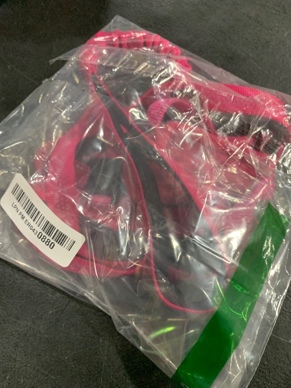 Photo 1 of SlowTon No Pull Small Dog Harness and Leash Set, Puppy Soft Vest Harness Neck & Chest Adjustable, Reflective Lightweight Harness & Anti-Twist Pet Lead Combo for Small Medium Dogs (Fuchsia, XXS)