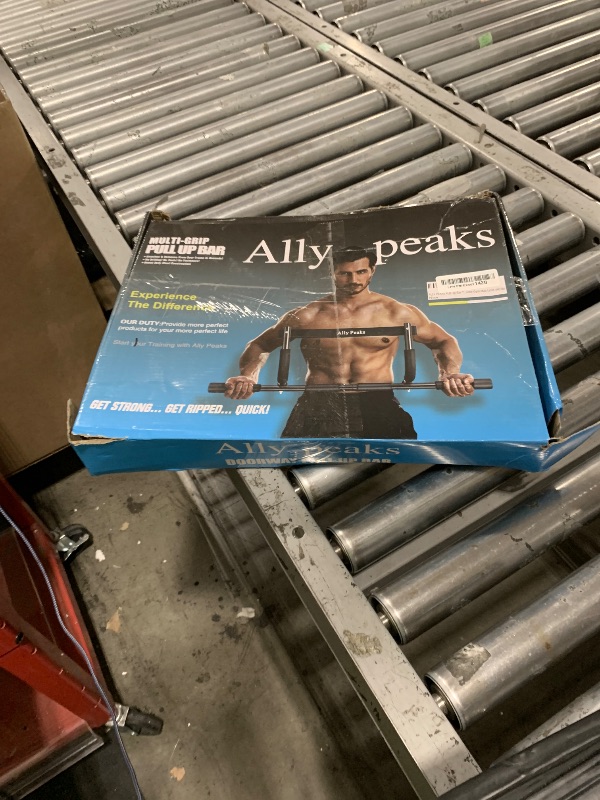 Photo 1 of ALLY PEAKS Pull Up Bar Thickened Steel Pipe Super Heavy Duty Steel Frame Upper Workout Bar| Multi-Grip Strength for Doorway | Indoor Chin-Up Bar Fitness Trainer for Home Gym Max Limit 440 lbs
