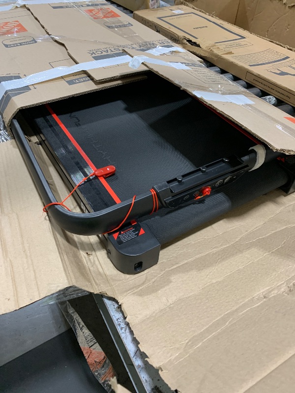 Photo 1 of Rhythm Fun Foldable Treadmill, 300 lb Capacity Walking Pad 2.5HP Treadmill Under Desk, Portable Treadmills for Home and Office, Folding Walking Pad 2 in 1 with Remote Control, LED Display