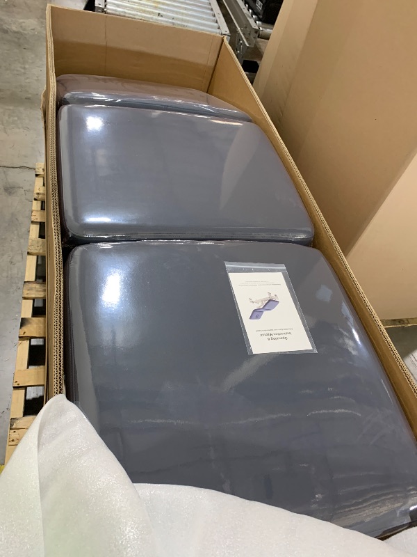 Photo 1 of HomelyD Electric Treatment Table Hi-Lo Adjustable?3-Section Physical Therapy Table, Ultra Comfortable Foot Control for Massage and Acupuncture (Blue)