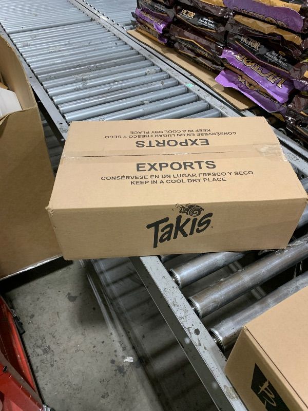 Photo 1 of Takis Intense Nacho 17 oz Fiesta Size Bag, Cheese Flavored Non-Spicy Cheesy Rolled Tortilla Chips