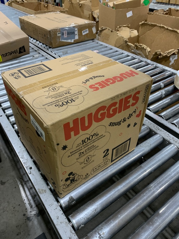 Photo 1 of Huggies Size 2 Diapers, Snug & Dry Baby Diapers, Size 2 (12-18 lbs), 234 Count (3 Packs of 78), Packaging May Vary