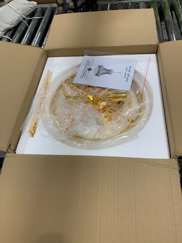 Photo 1 of Crystal Chandeliers for Dining Room Light Fixtures Over Table, Empire Style K9 Crystal Chandelier for Living Room, 6 Lights Gold Luxury Lighting Fixtures for Bedroom Kitchen Island Entryway D15 Inch